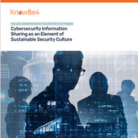 knowbe4-report-cybersecurity-information-sharing-element-sustainable-security-culture